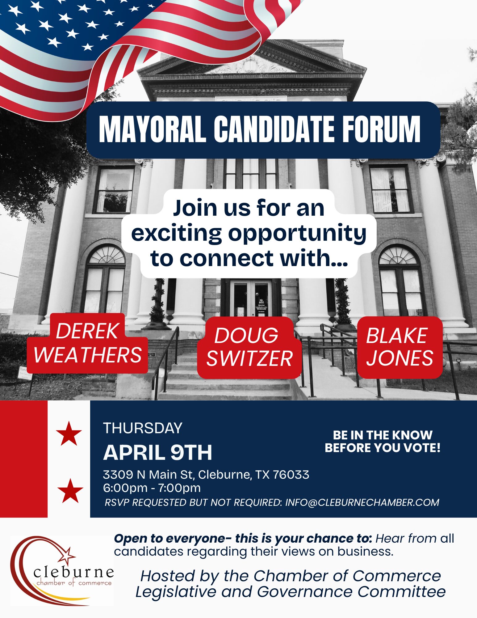 Mayoral Candidate Forum - April 9th