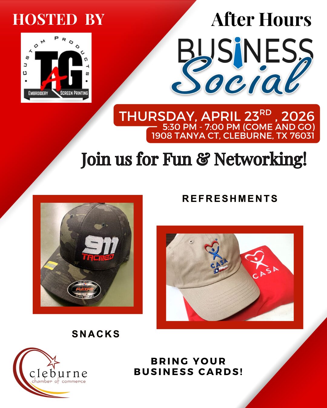 TAG - After Hours April 23, 2026 -Flyer-V1