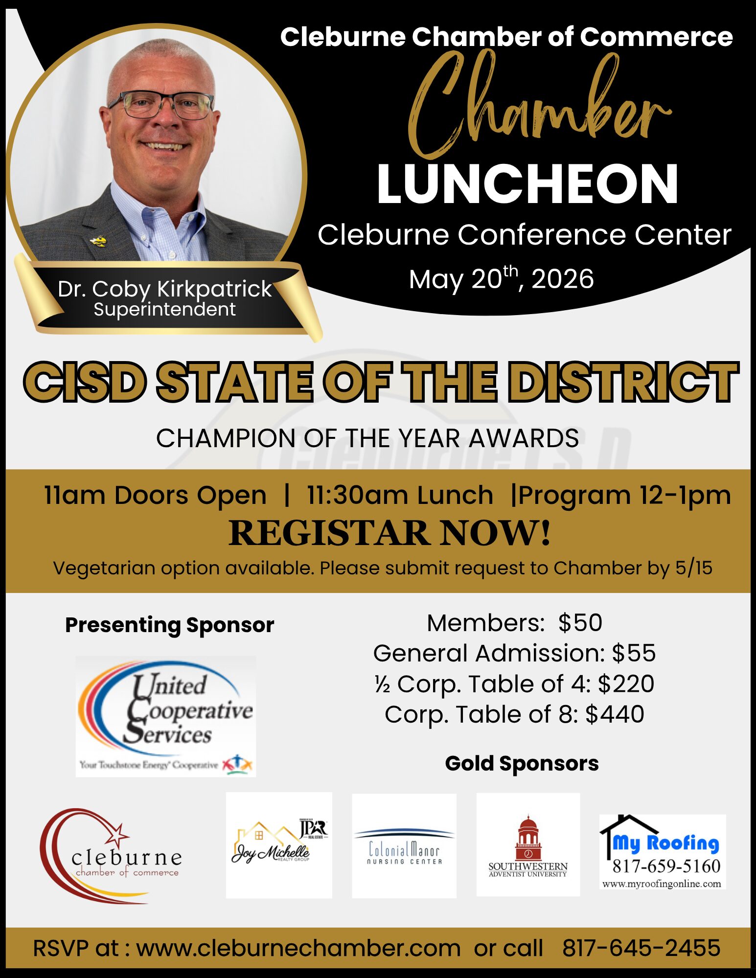 CISD Chamber Luncheon - May 20th, 2026 - Flyer V2