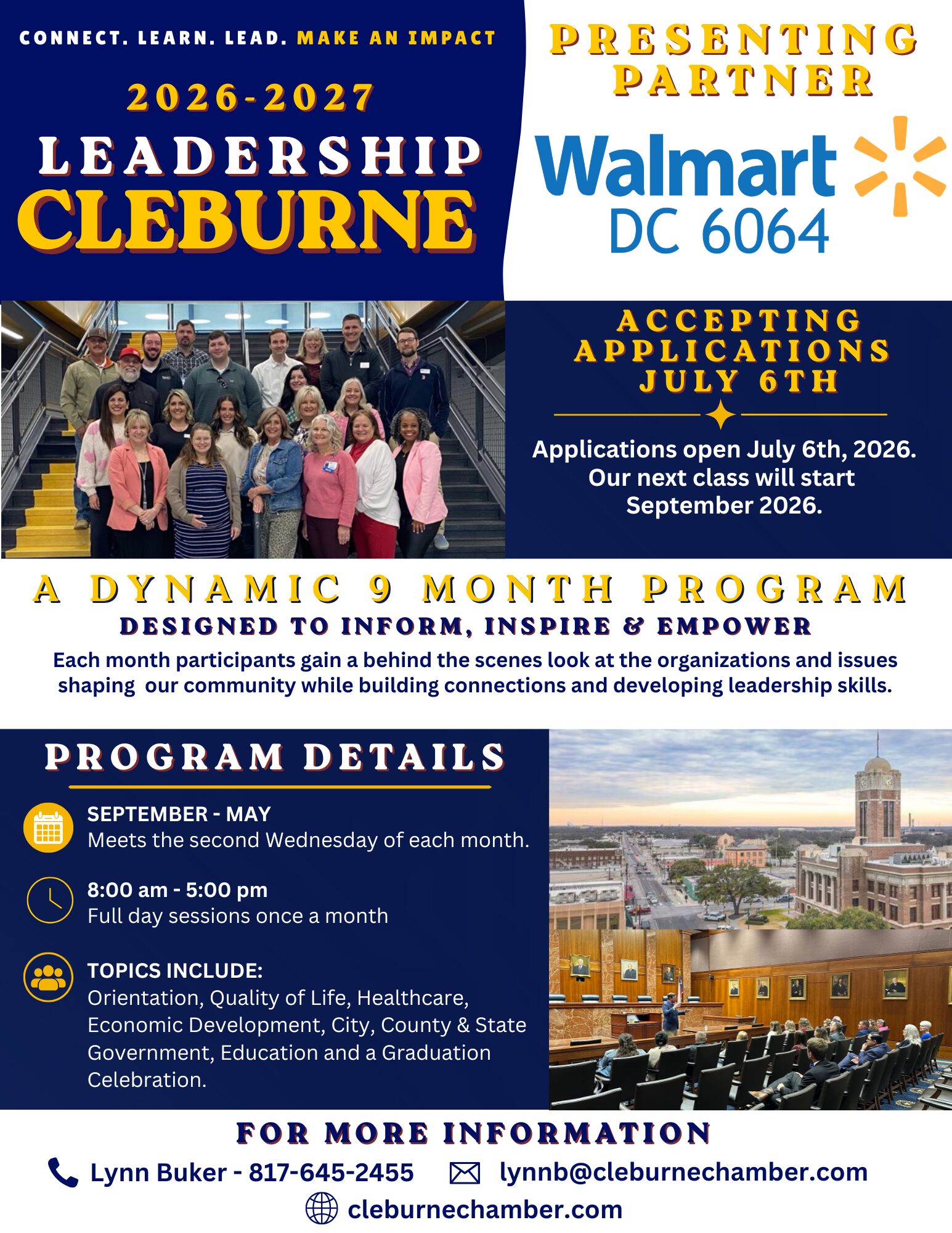 LEADERSHIP 2026 Flyer for Applications