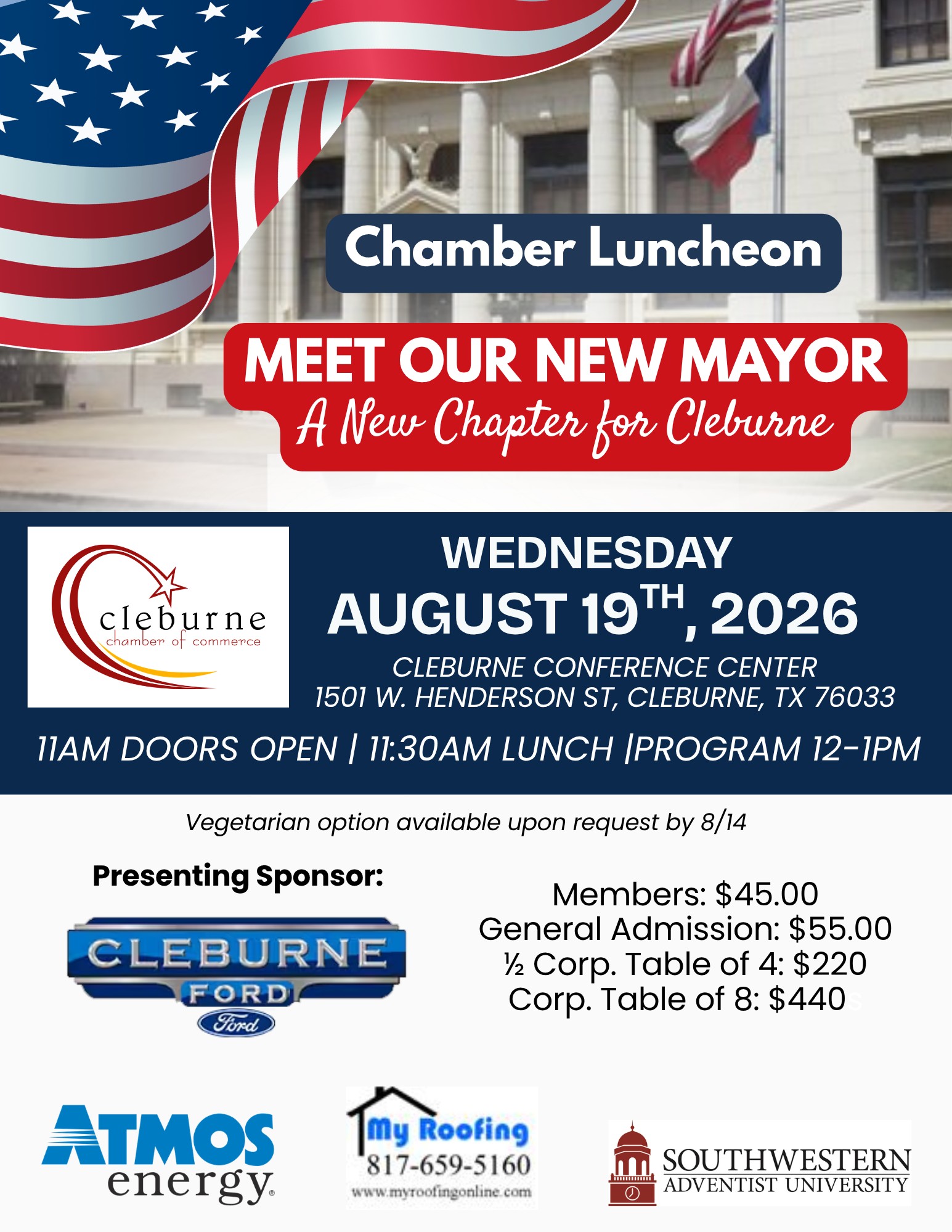 Meet Our New Mayer - Flyer - Aug. 19th, 2026