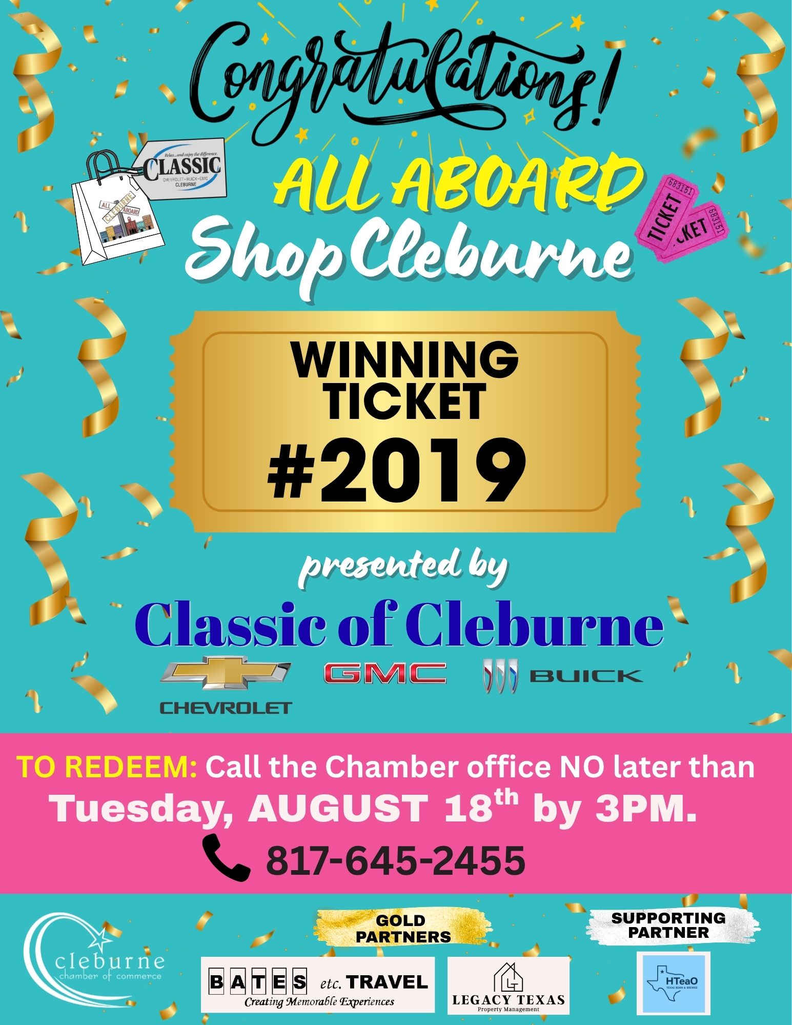 2026 ALL ABOURD TICKET WINNER - 2019 1