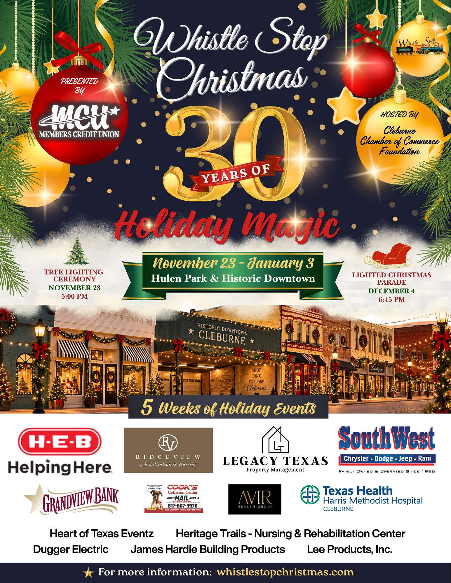 FINAL - 30 YEARS OF HOLIDAY MAGIC - SAVE THE DATE