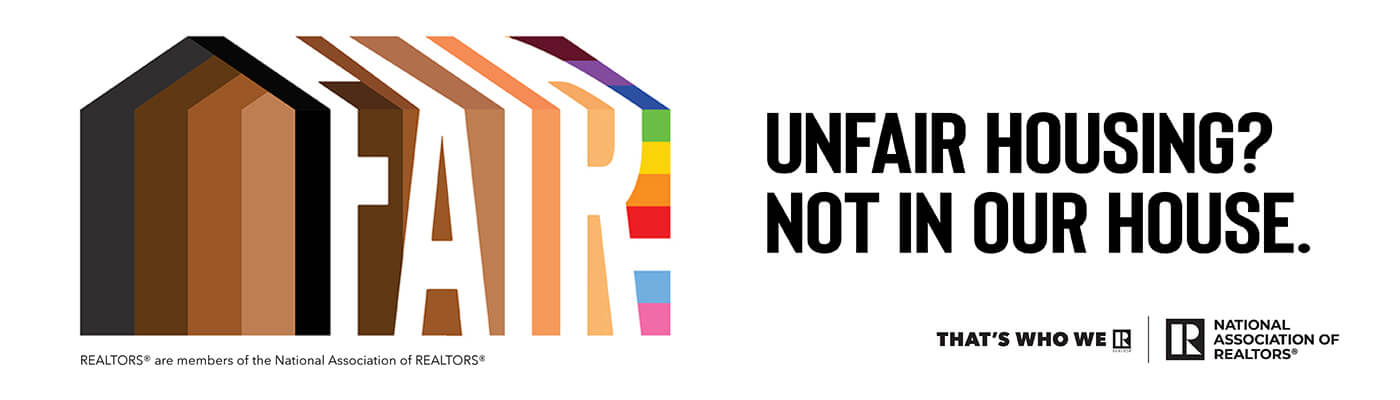 Unfair Housing banner ad.