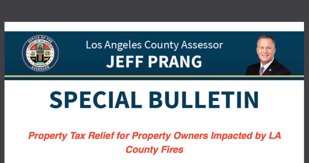 LAC Tax Assessor Special Bulletin