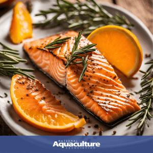 Baked U.S. Farm-Raised Atlantic Salmon Fillets with Rosemary