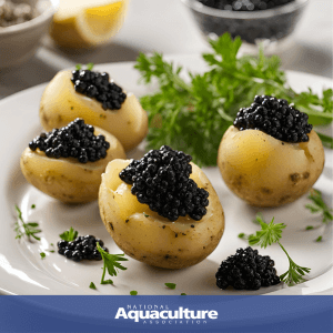 New Potatoes With U.S. Farm-Raised Caviar