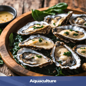 U.S. Farm-Raised Oysters Florentine