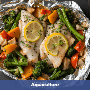 U.S. Farm-Raised Tilapia & Vegetables in Foil