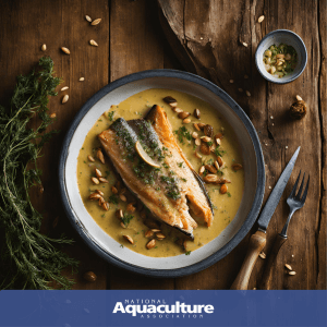 U.S. Farm-Raised Trout Amandine