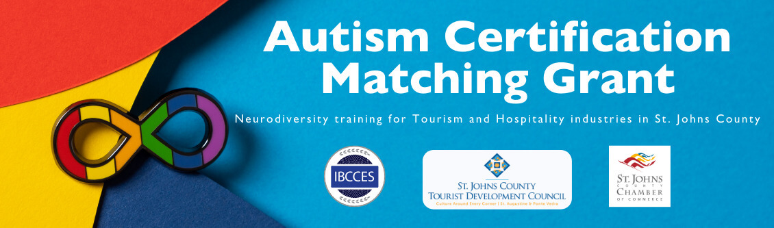 Autism Certification Matching Grant informational graphic