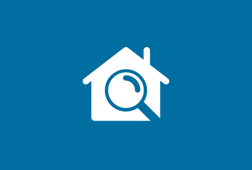 house and search icon