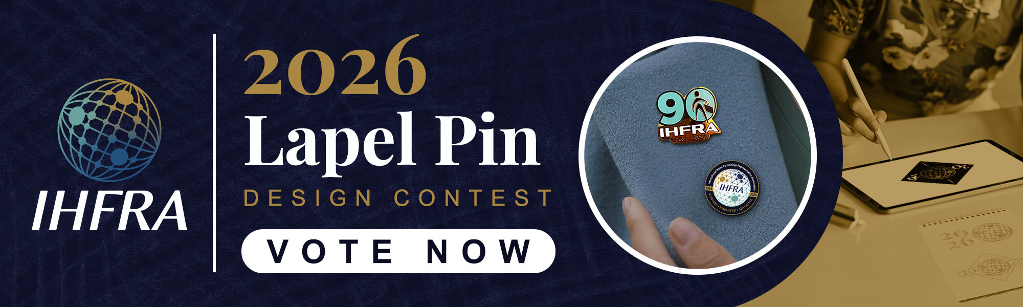 Lapel Pin Contest Home Page Banner - Voting