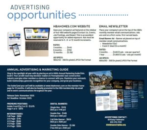 HBA 2025 Advertising Opportunities HBA 2025 Advertising Opportunities