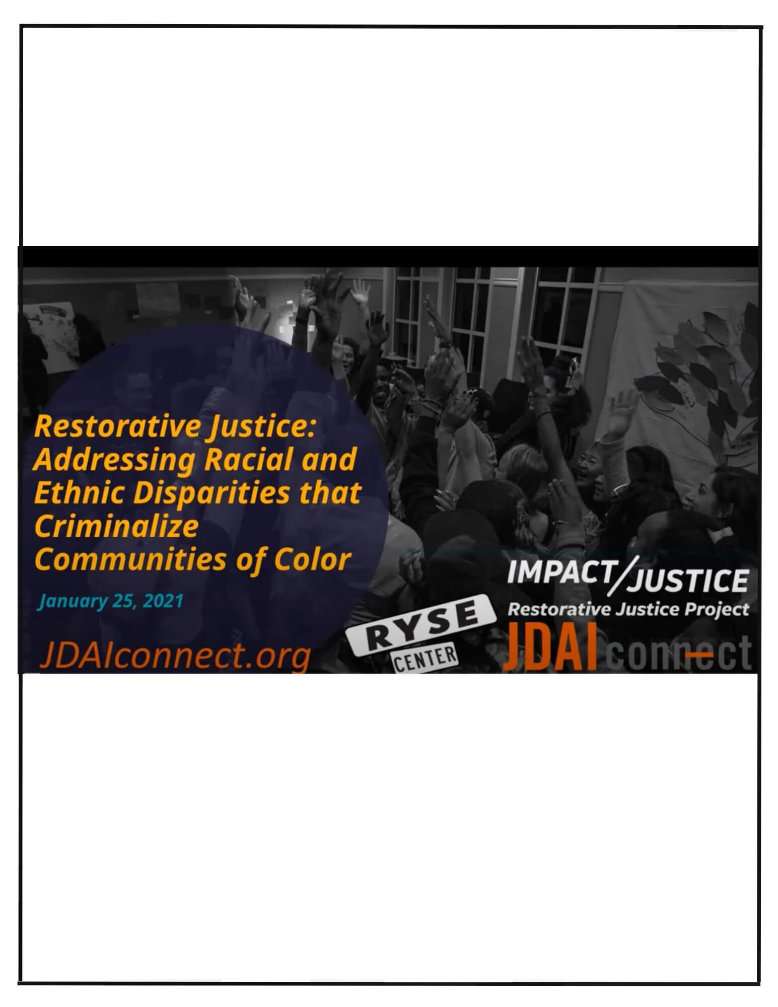 community held restorative justice diversion