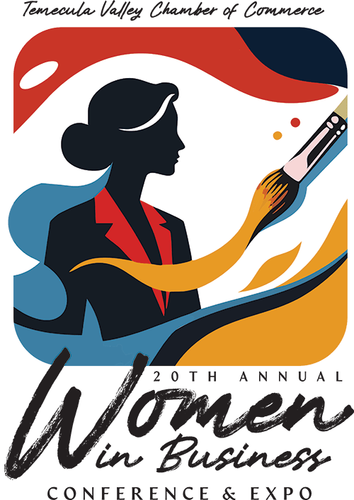 20th Women in Business Logo Vertical Small