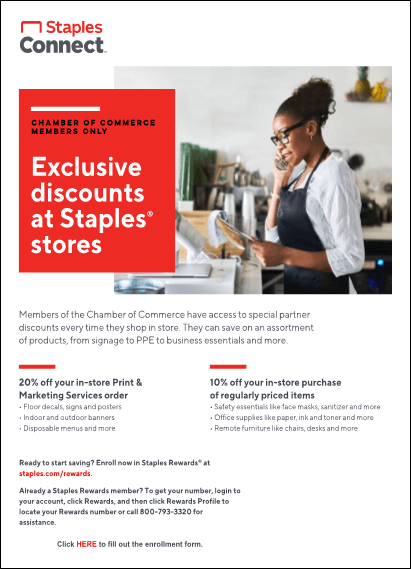 staples connect flyer