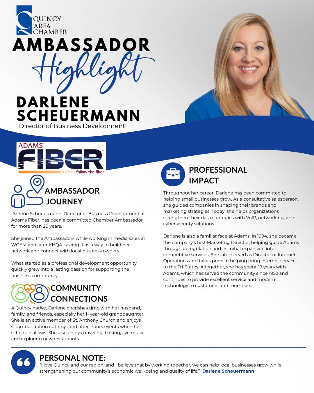 Ambassador Highlight Darlene
