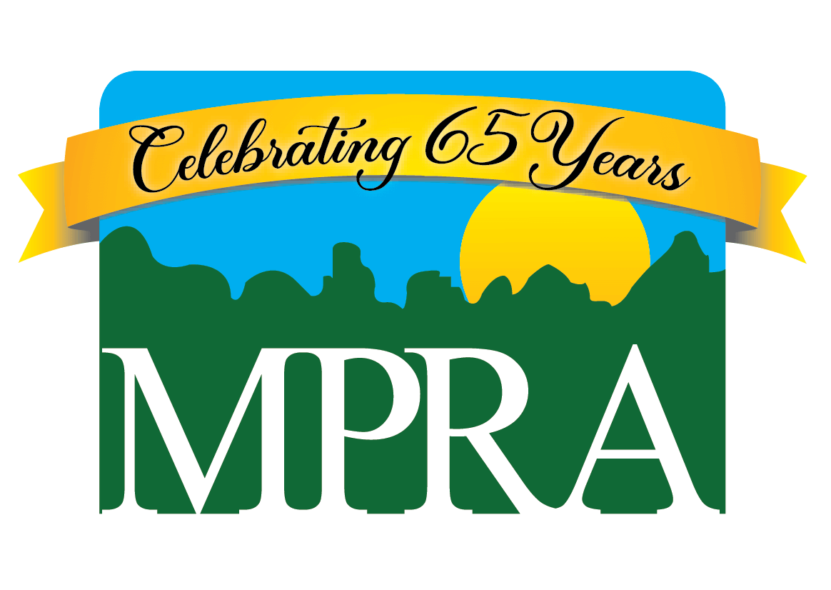 MPRA vector logo 65 years