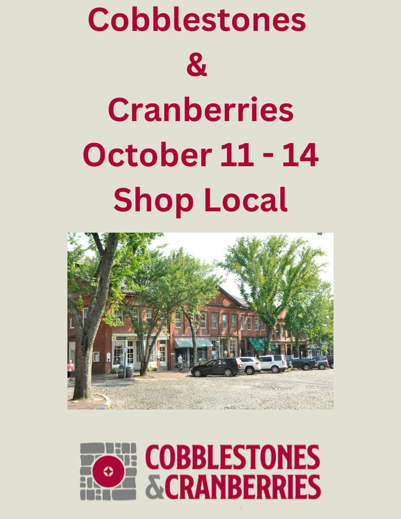 Copy of Cobblestones &amp; Cranberries October 6 - 9 Shop Local (2)