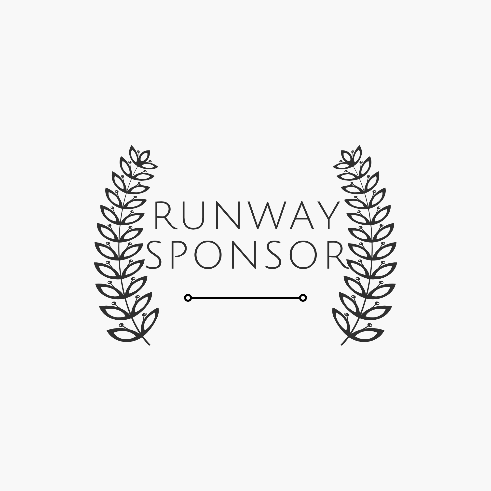 Black White Classic Best Brand Award Laurel Wreath Logo