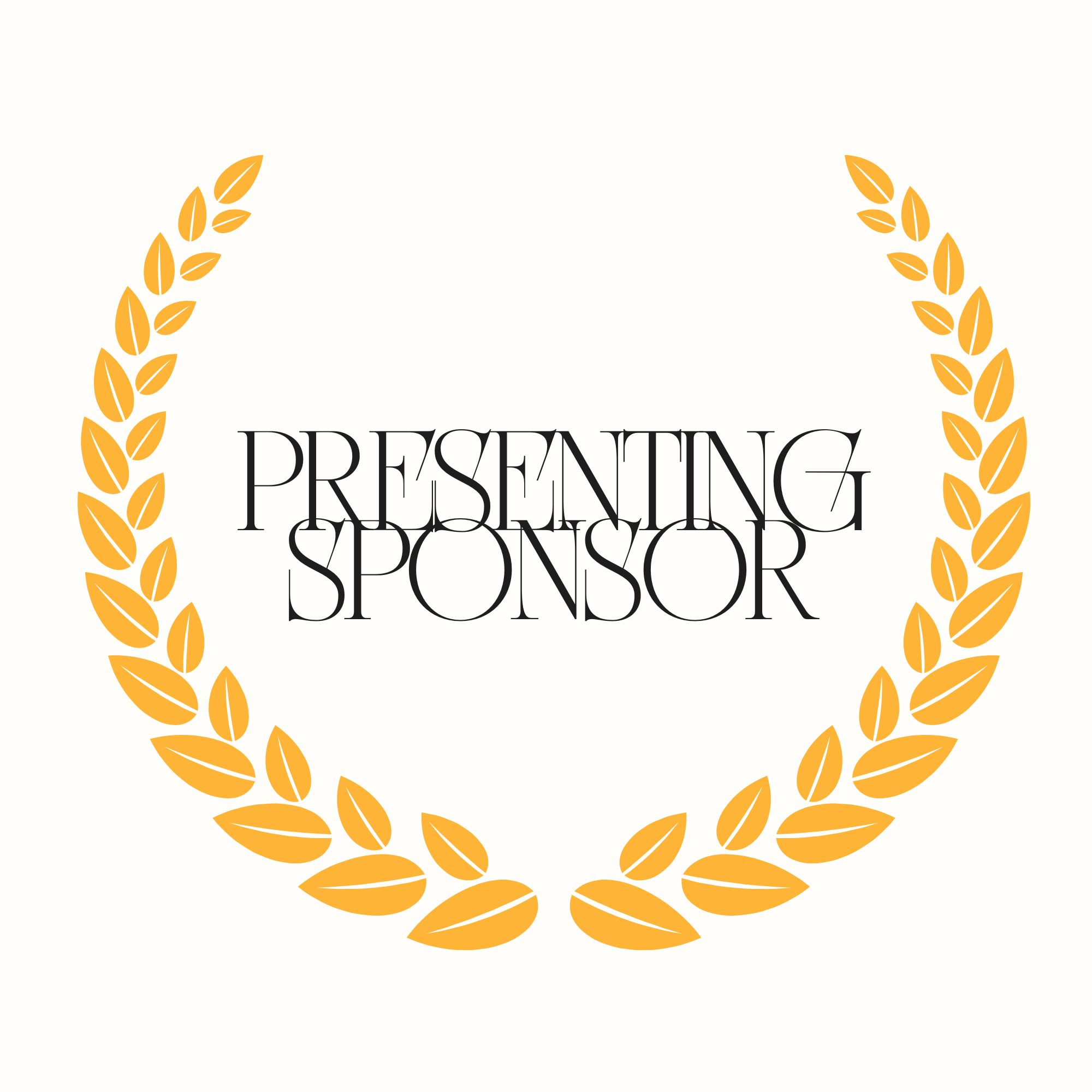 Gold and Black Simple Award Logo