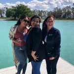 From left to right: Jessica Ortiz, Marisol Lawrence & Joanie Corona Valensin Vineyards luncheon - May 20 2021