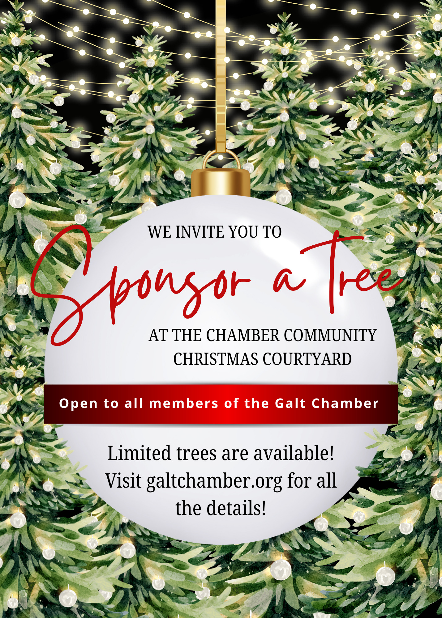 Christmas Tree Invitation