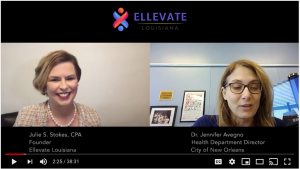 image of video side by side of dr. jennifer avengo and julie stokes