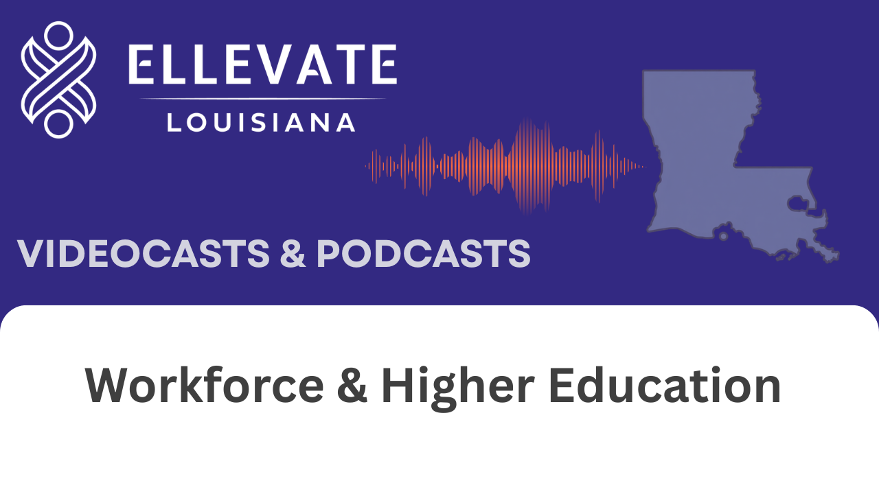 Website Logos for Podcasts Thumbnail Elevate Louisiana Branding and Purple-Gray Stripes-6