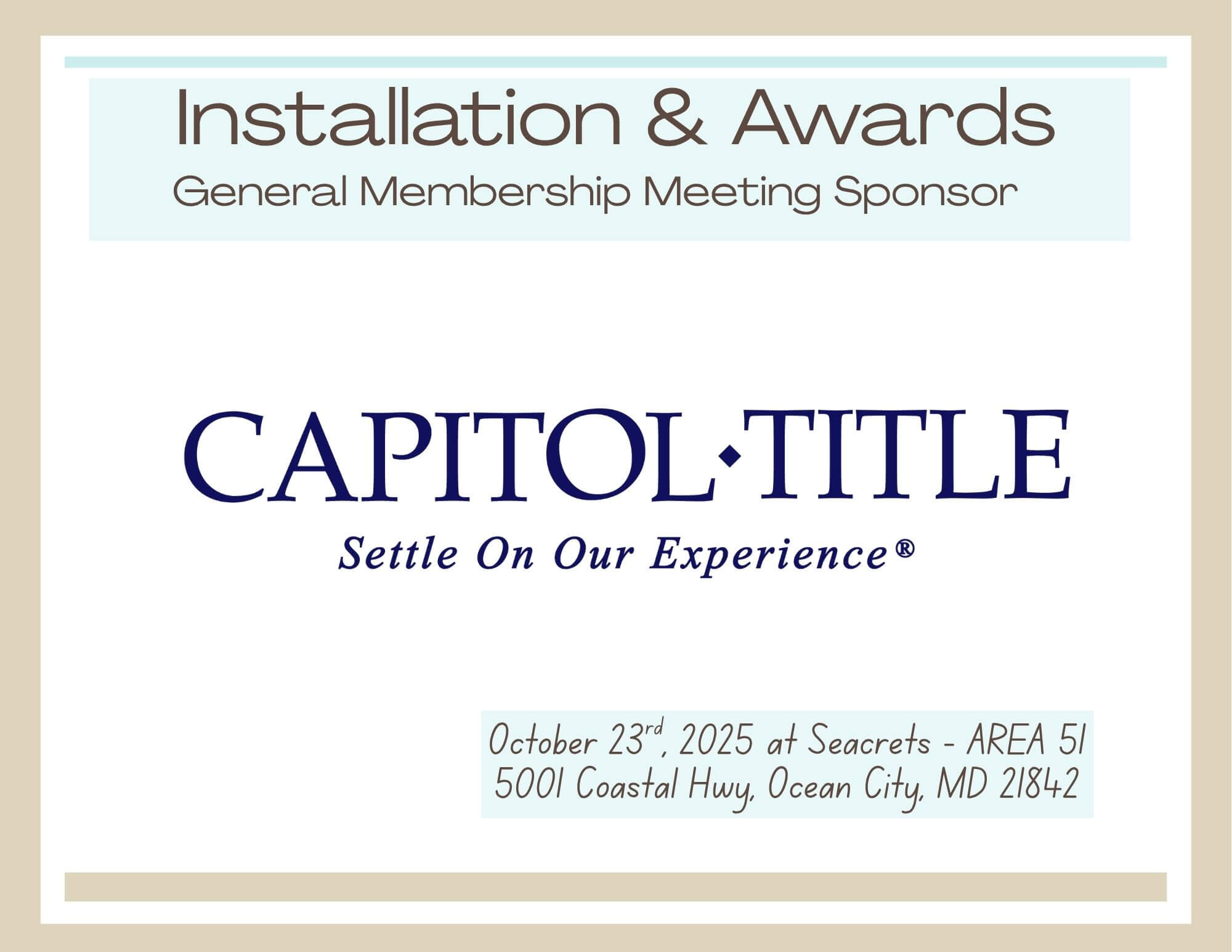 Installation Invite 2025