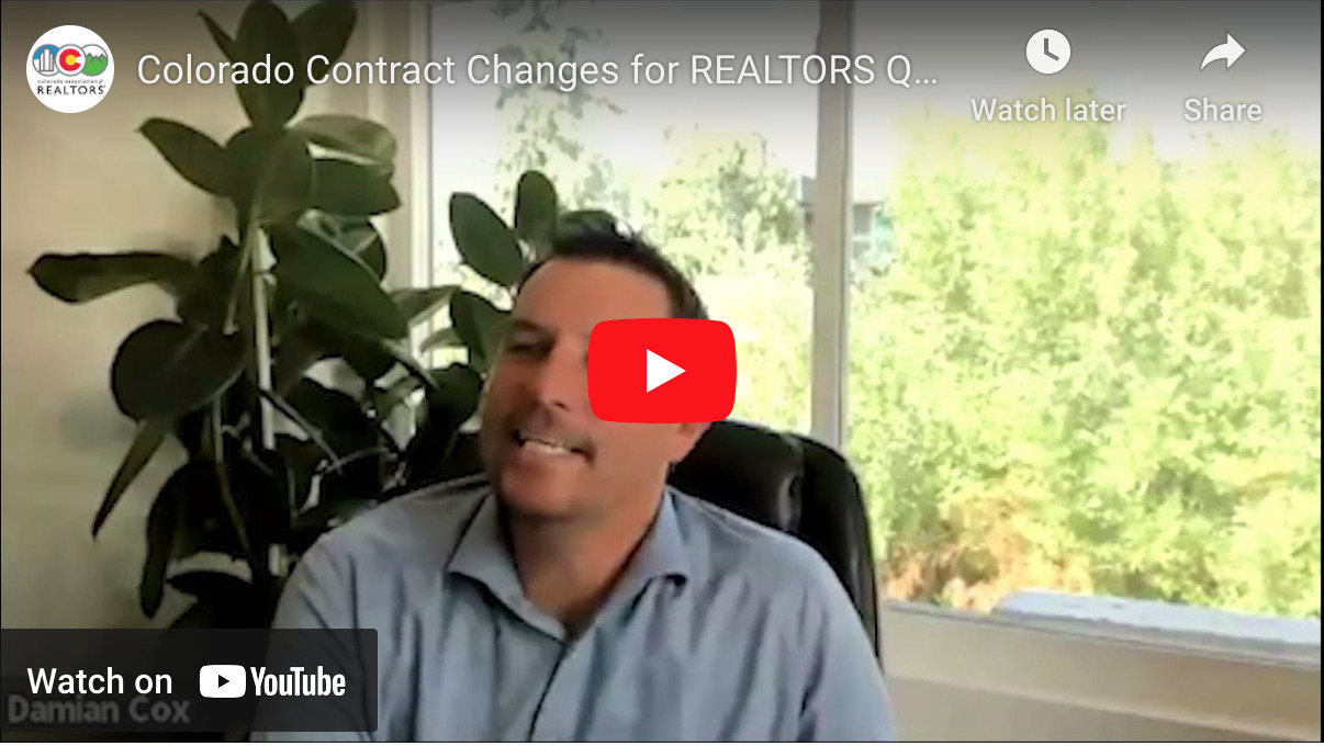 Screenshot of YouTube video on contract best practices