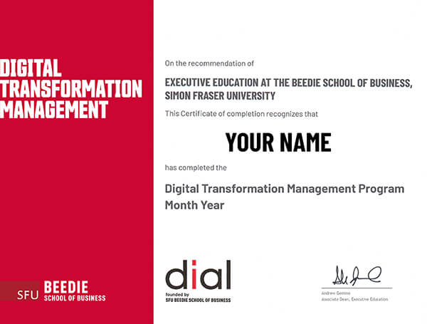 DTM-Certificate DTM-Certificate