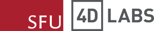 SFU 4D Labs logo