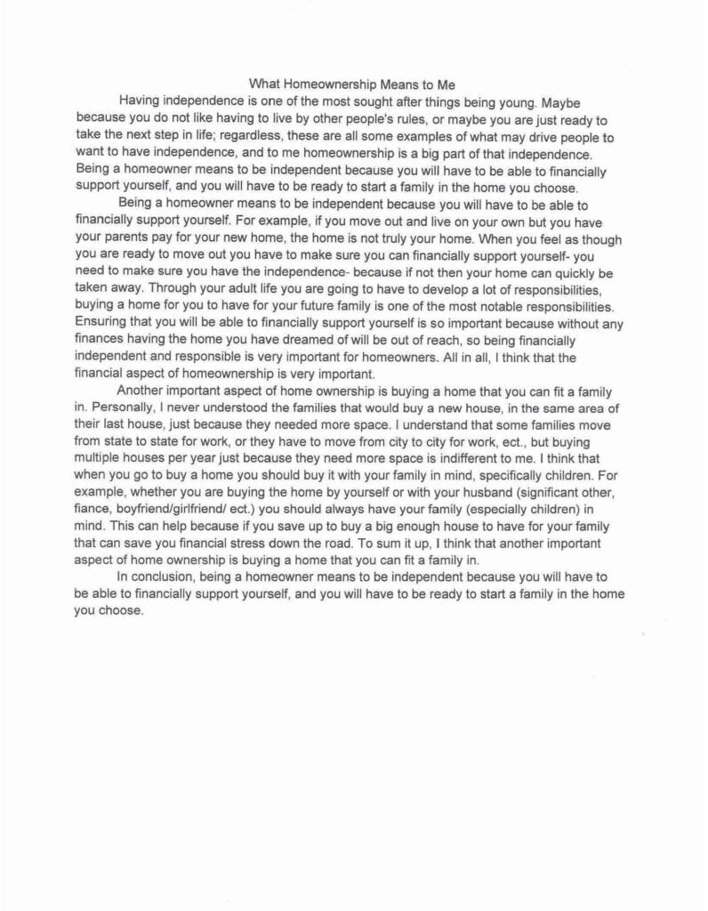 Essay 7