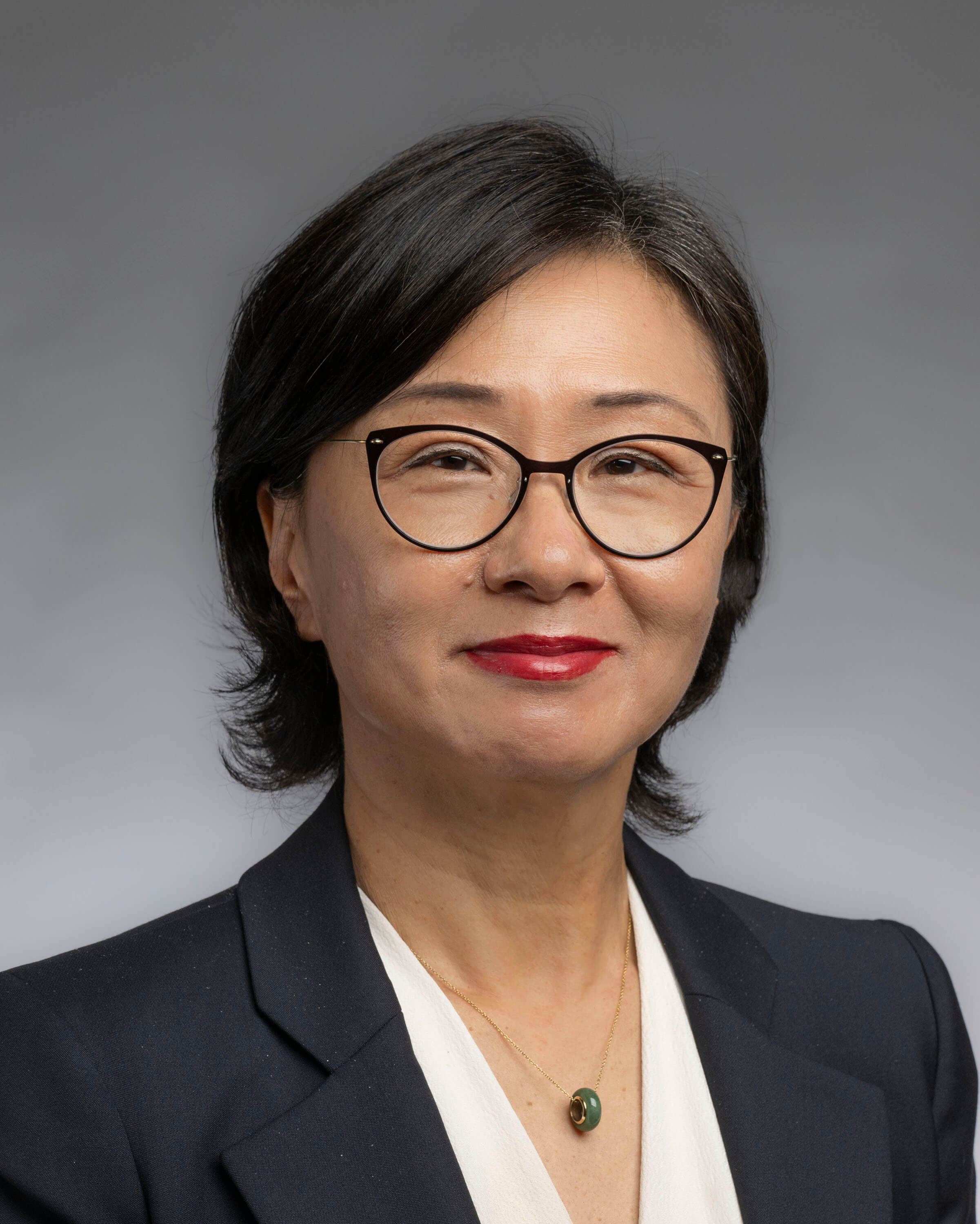 Con Edison SVP Vicki Kuo, photographed in the studio at 4 Irving Place, Manhattan on July 25, 2023.
