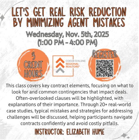 Let's Get Real Risk Reduction