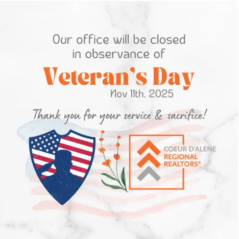 Veteran's Day - CRR Office Closed
