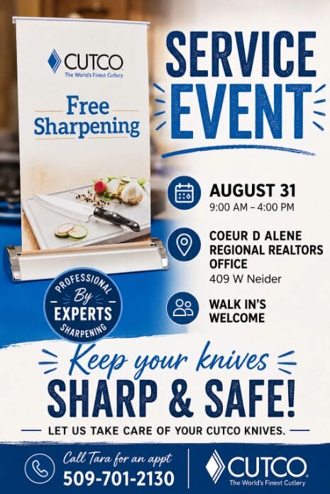 Cutco Sharpening Event
