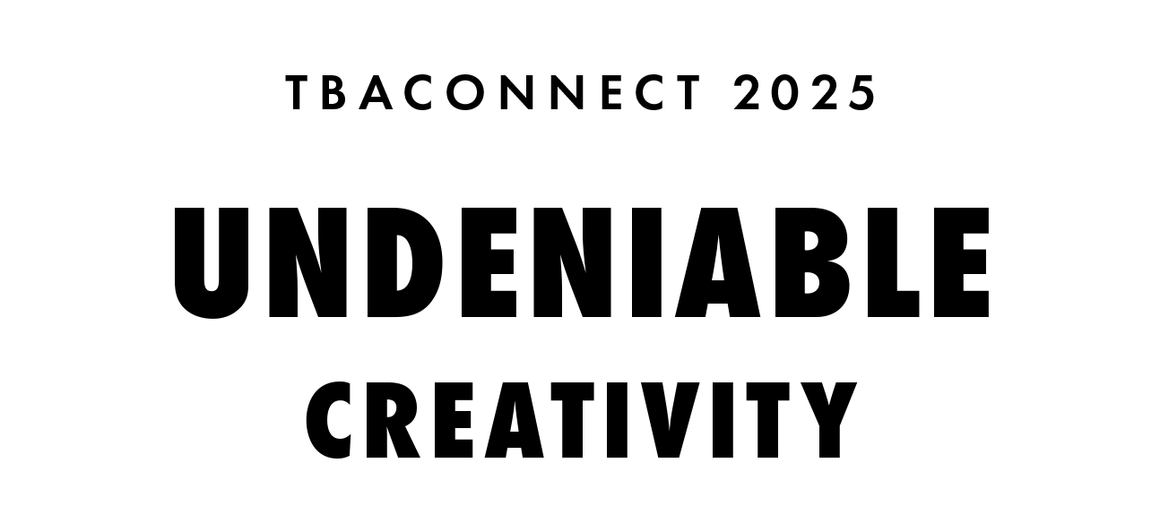 TBAConnect 2025 Undeniable Creativity Logo