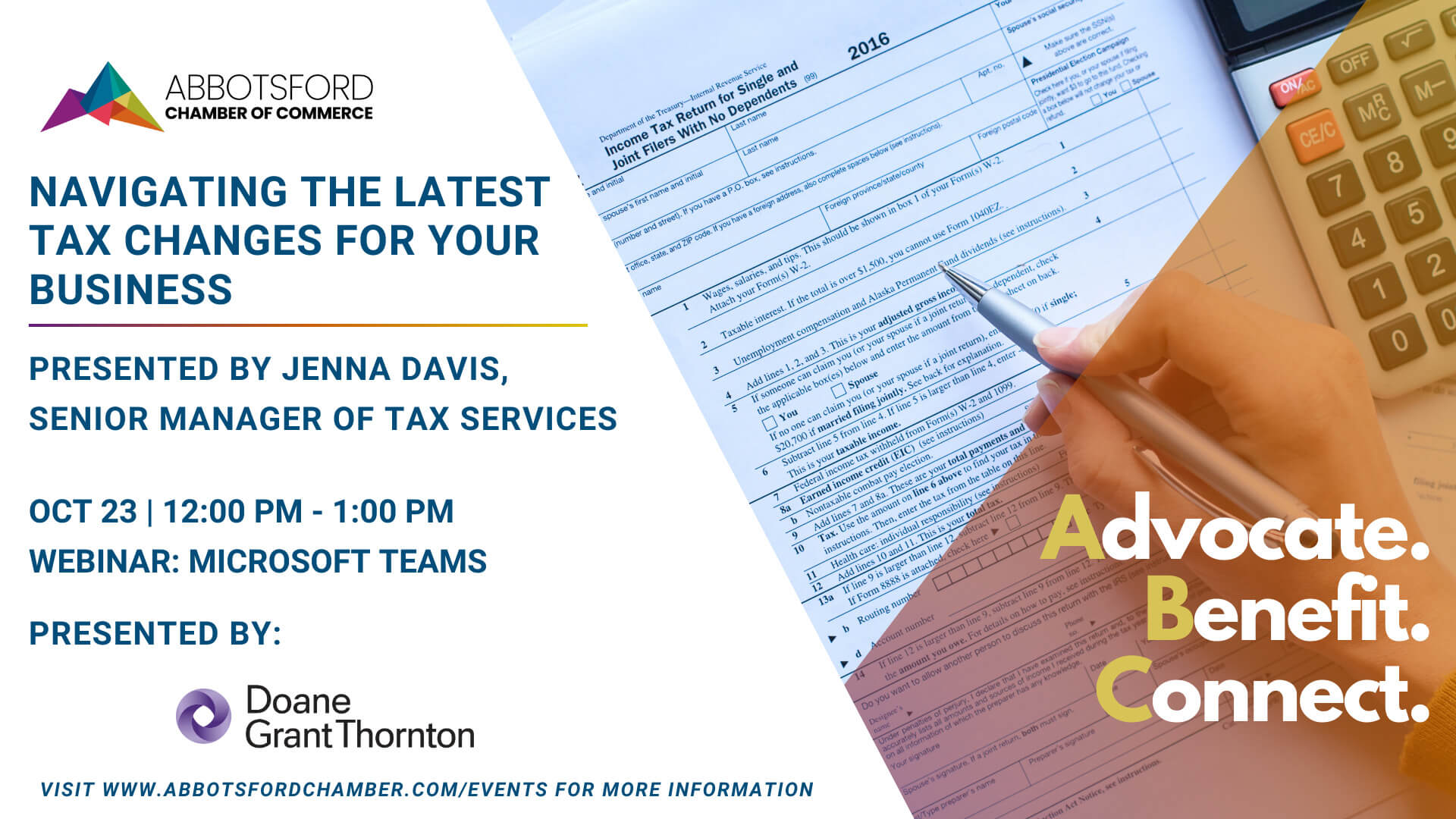 2024.10.22 Navigating the latest tax changes for your business Update