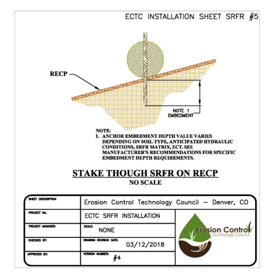 Stake Through SRFR on RECP Layout