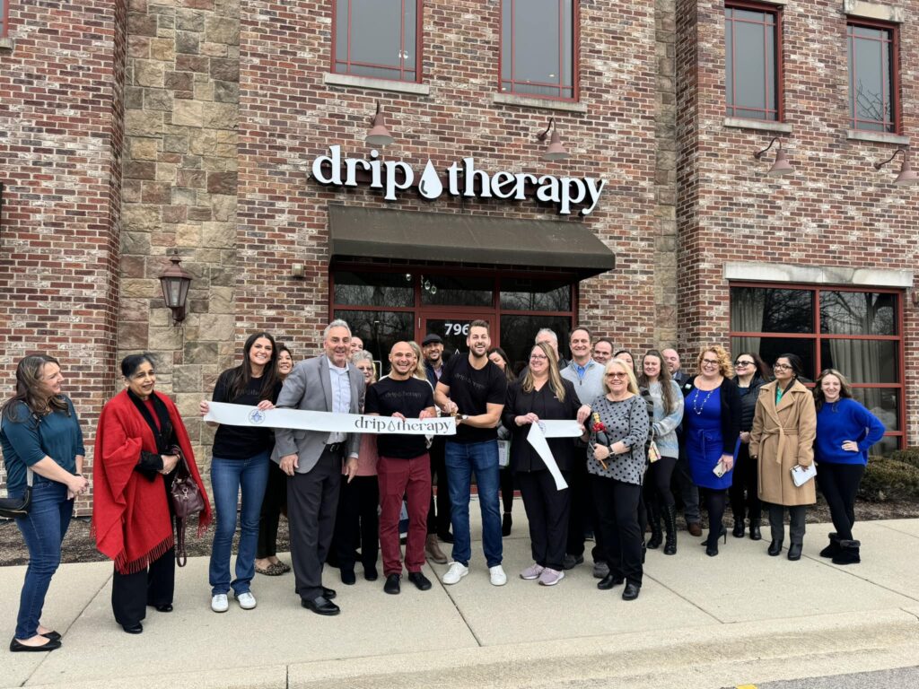 Drip Therapy ribbon cutting