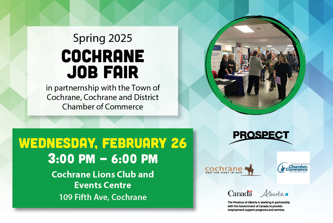 Spring 2025 Cochrane Job Fair - 26Feb2025