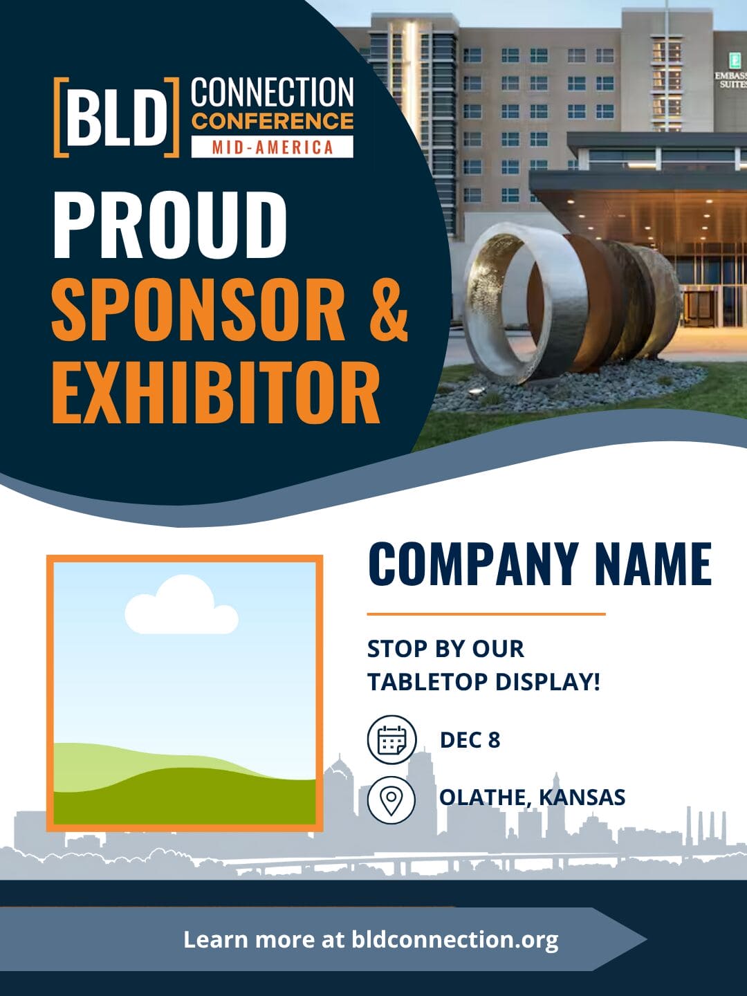 Mid-America Connection Conference Proud Sponsor and Exhibitor customizable graphic