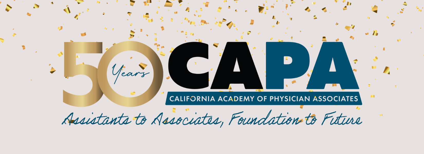 CAPA 50th logo banner