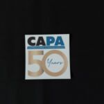 CAPA 50th Anniversary logo sticker
