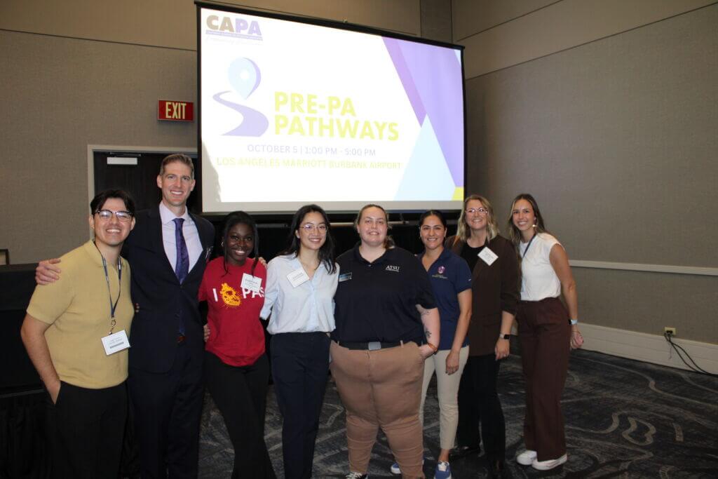 Marissa Stone, PA-C, at CAPA's Pre-PA Pathways