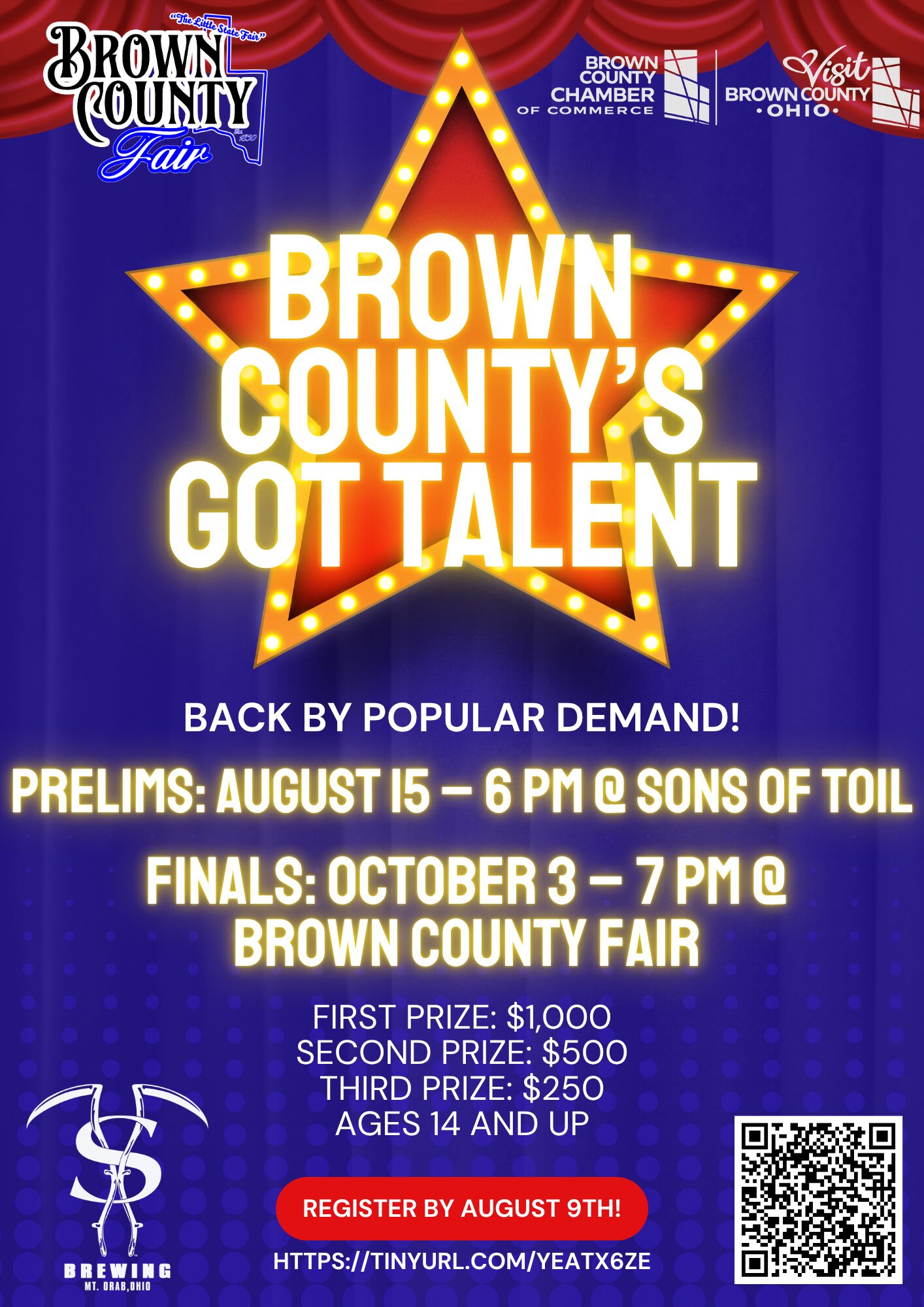 Brown County's Got Talent Flyer