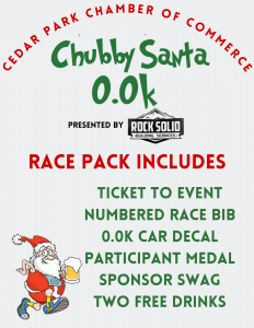 Chubby Santa Race Pack updated 11.10.23